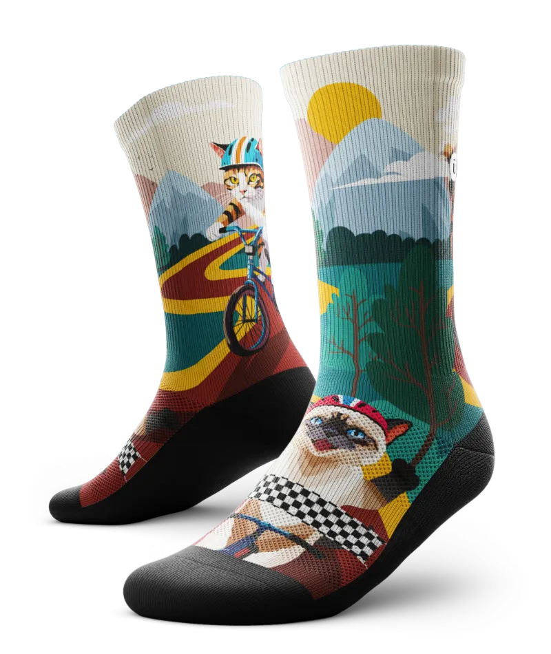 Fast and Furriest Crew Socks