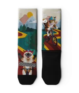 Fast and Furriest Crew Socks