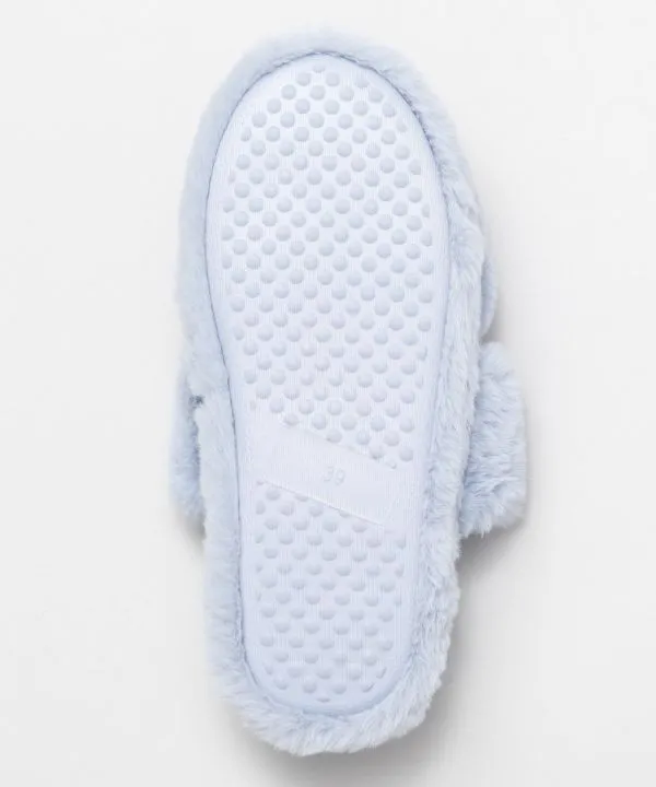 Faux Fur Aloha Slippers