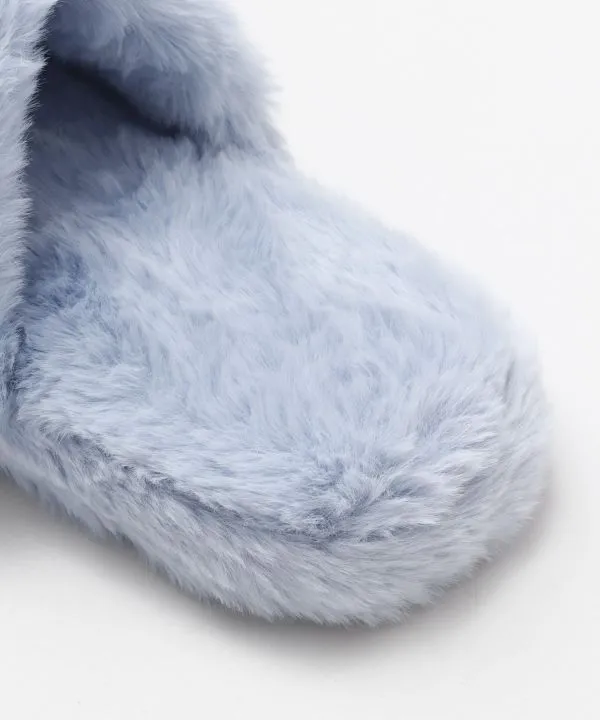 Faux Fur Aloha Slippers