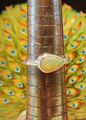 Fire Opal teardrops