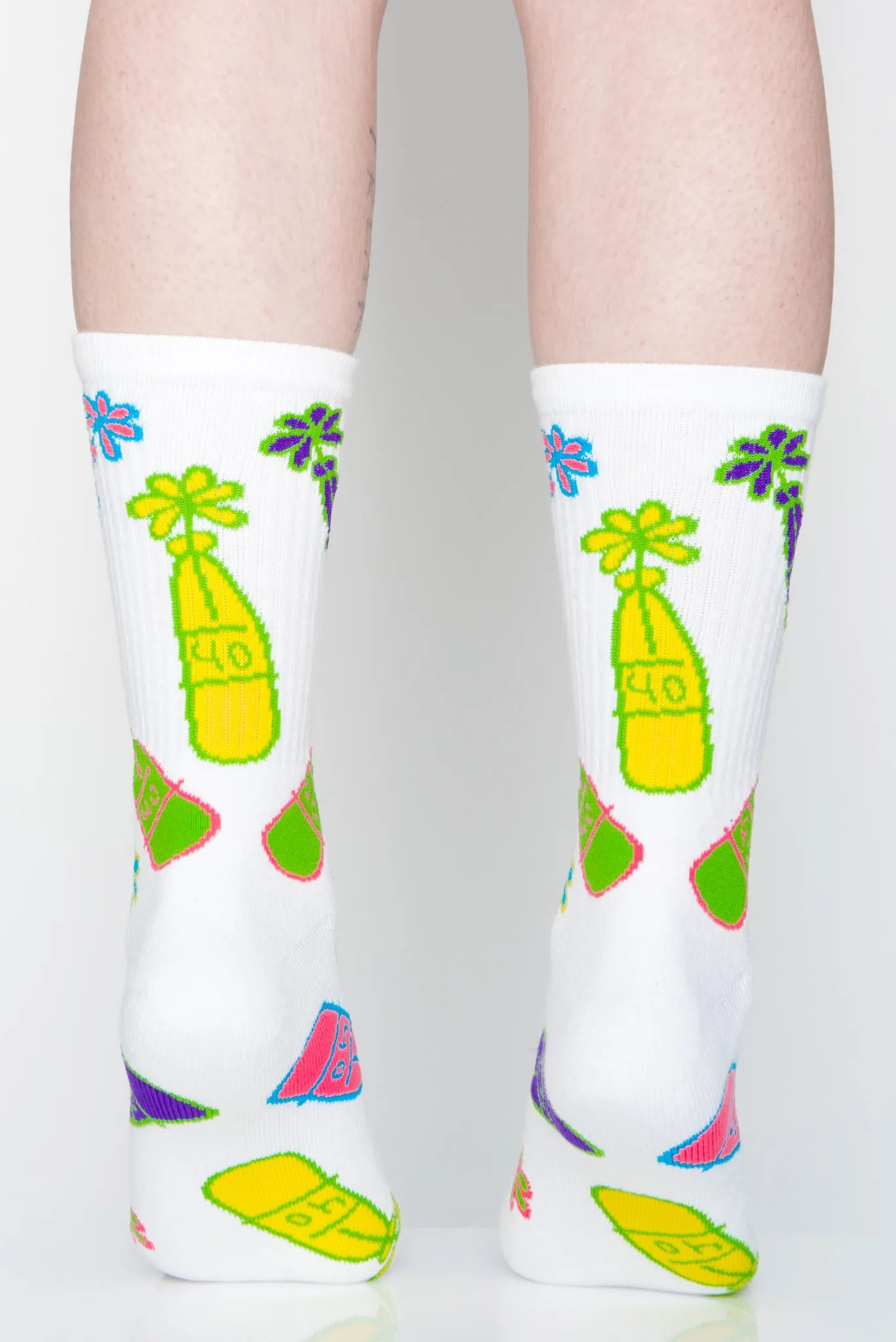 Flower Bottle Socks