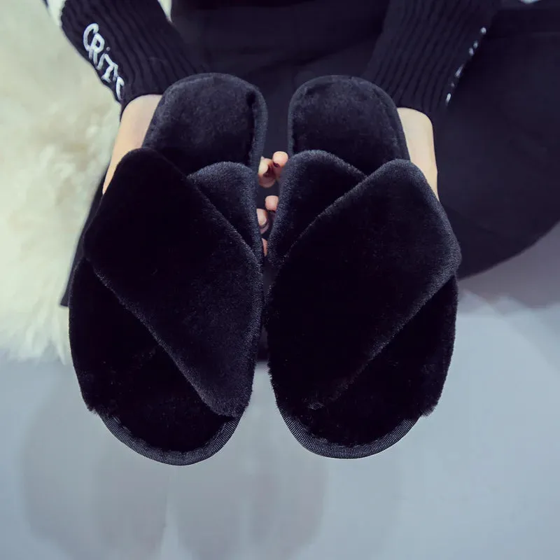 Fluffy Bridesmaid Slippers