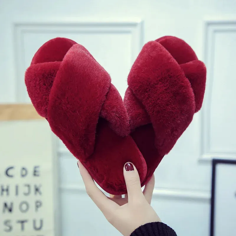 Fluffy Bridesmaid Slippers