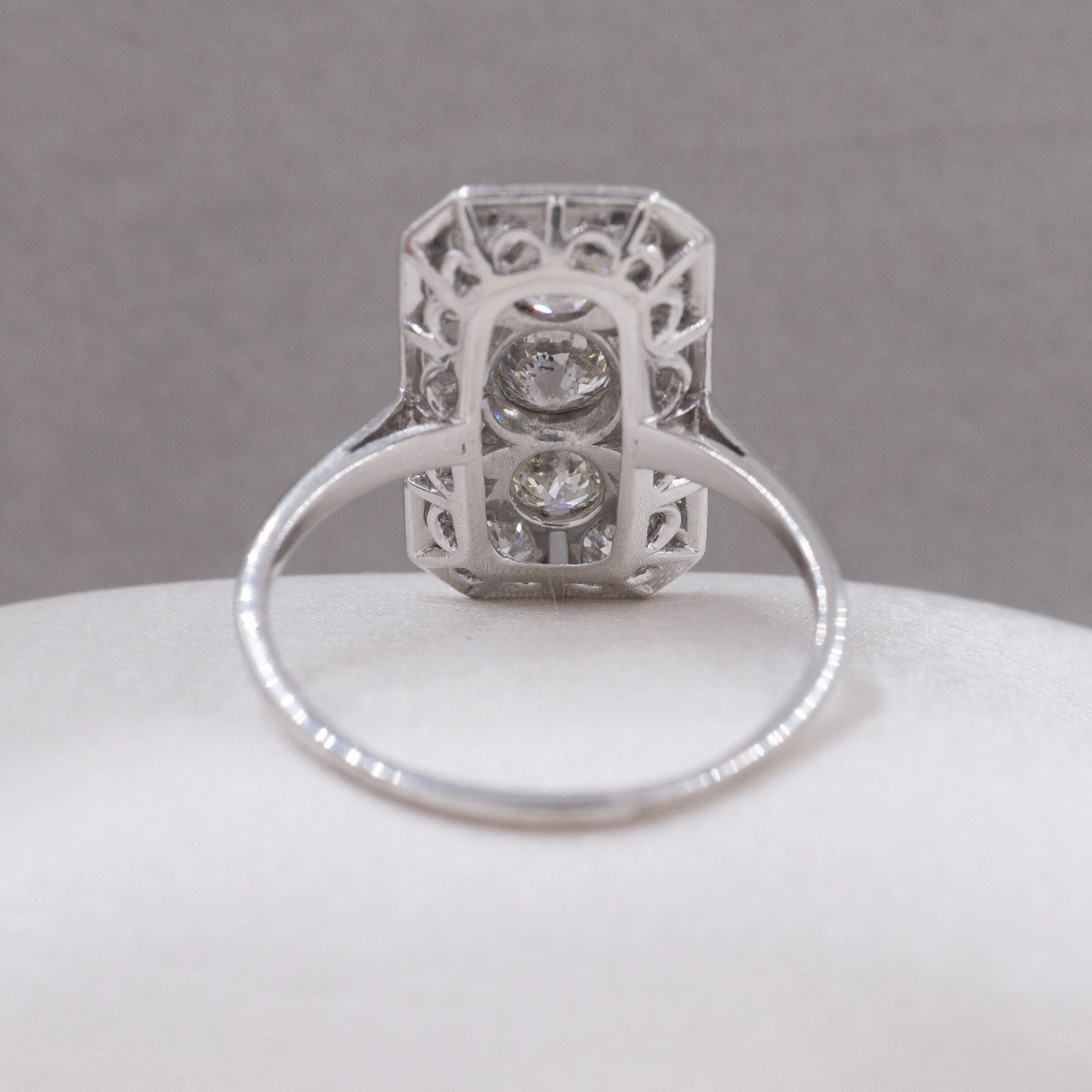 Flush Rectangular Dinner Ring c1920