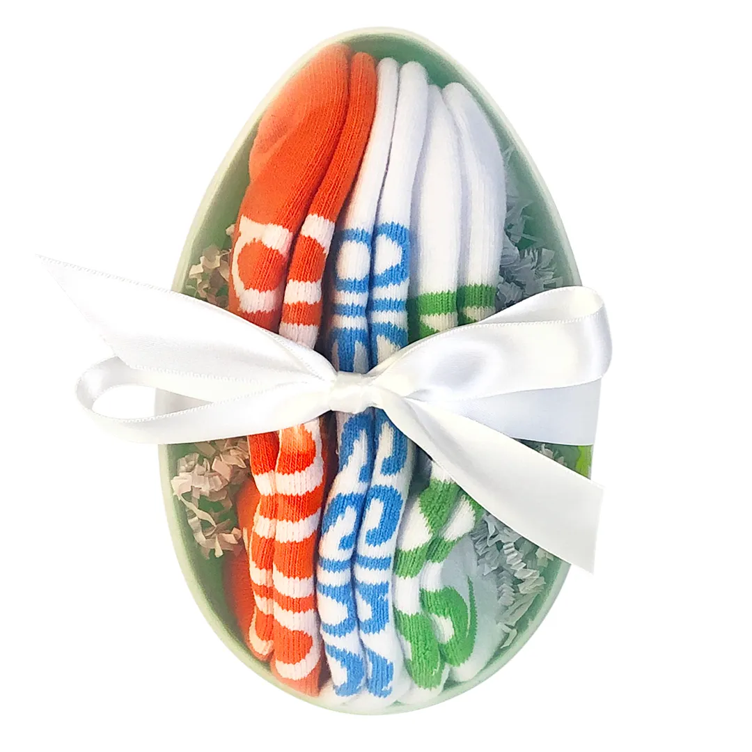 For an EGGS-cellent you - 3-pair set: brave, blessing, kind