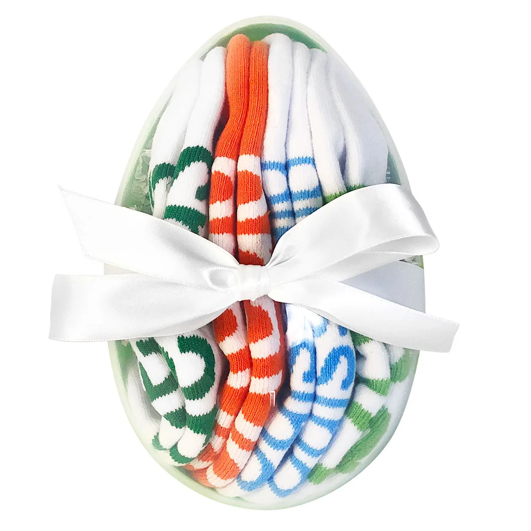 For an EGGS-ceptional you - 4-pair set: brave, blessing, kind, smart