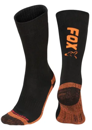 Fox Black / Orange Thermolite long sock