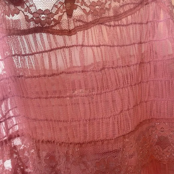 Free People Condesa Mini Slip Dress Smoke Rose Medium