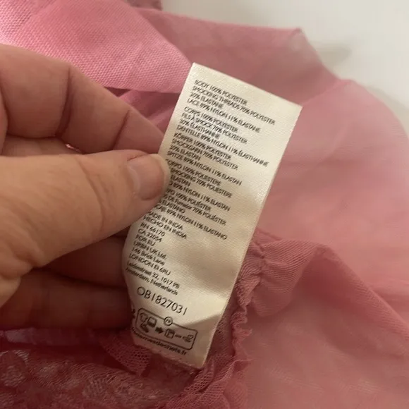 Free People Condesa Mini Slip Dress Smoke Rose Medium