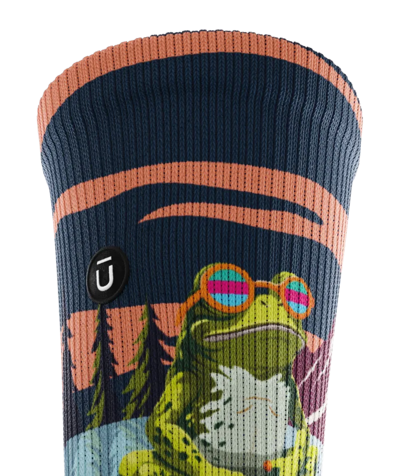 Frogged Crew Socks