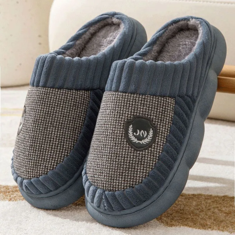 Funky® Fleece Slippers Unisex Fleece Thick-Sole Home Slippers