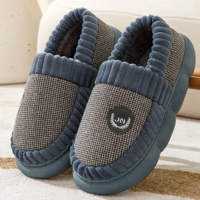 Funky® Fleece Slippers Unisex Fleece Thick-Sole Home Slippers