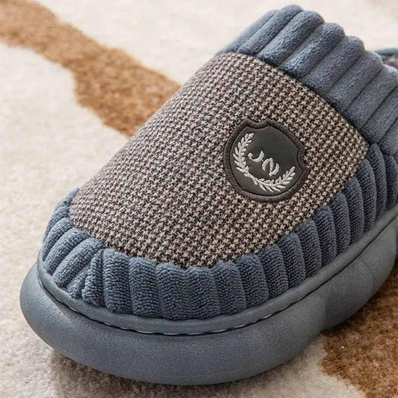 Funky® Fleece Slippers Unisex Fleece Thick-Sole Home Slippers