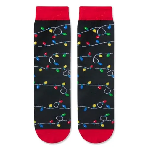 Funny Christmas Gifts for 4-7Years Old Boys Girls, Christmas Vacation Gifts, Christmas Socks, Christmas Light Socks, Xmas Gifts, Holiday Gifts, Christmas Light Gifts