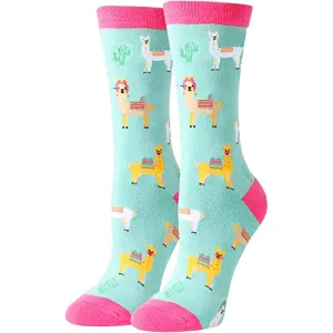 Funny Llama Gifts for Women Gifts for Her Llama Lovers Gift Cute Sock Gifts Llama Socks