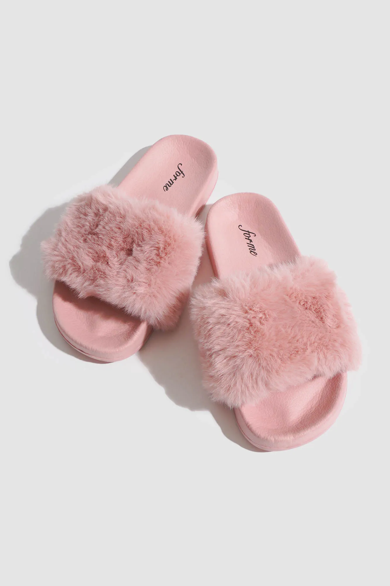 Fur Strap Lightweight Sliders