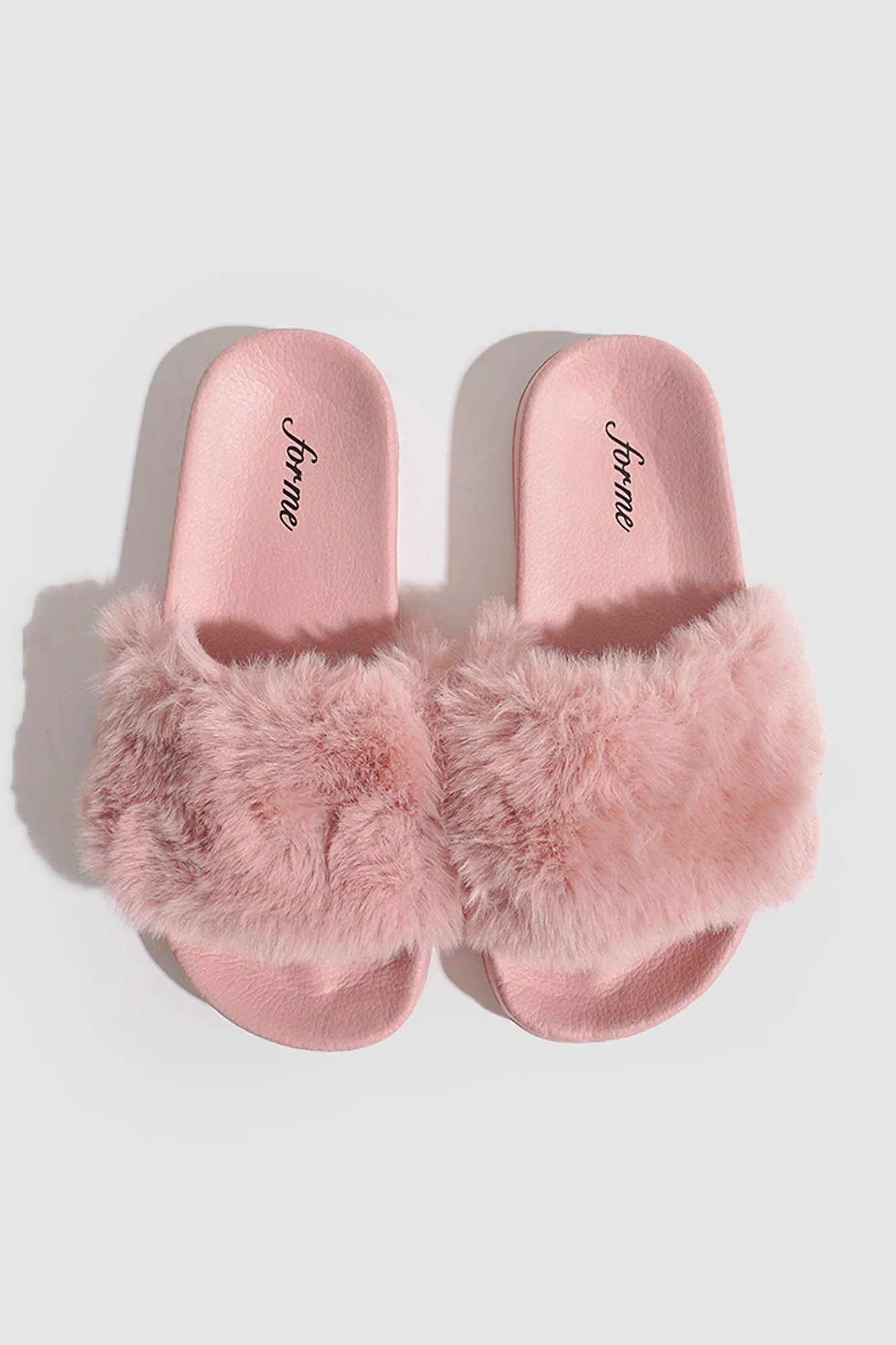 Fur Strap Lightweight Sliders