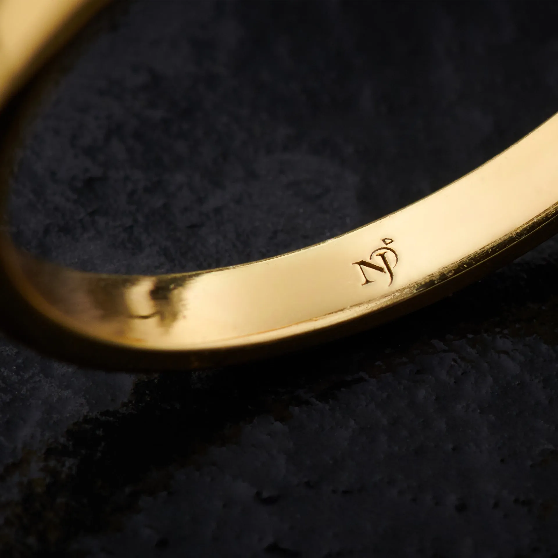 Garnet Everyday Gold Ring