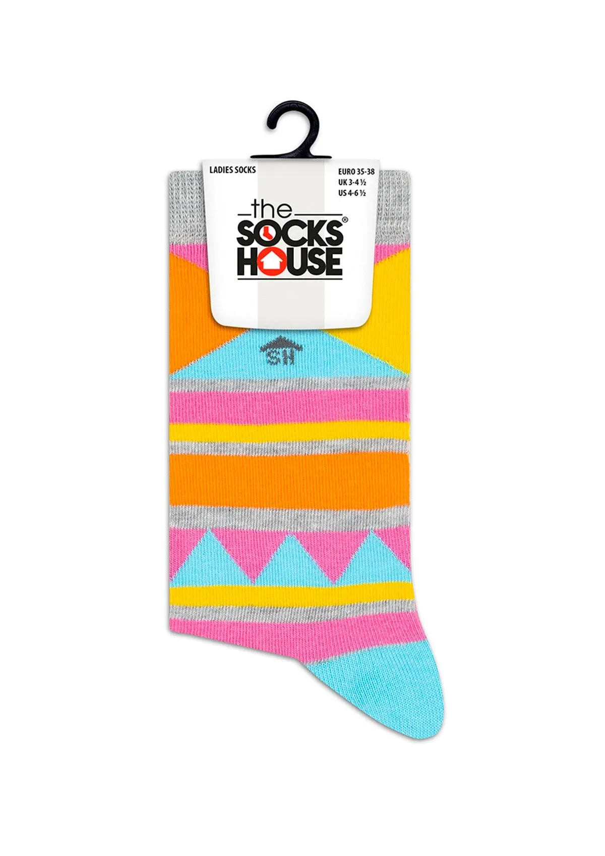 Geometrical Shapes Design Women Socks