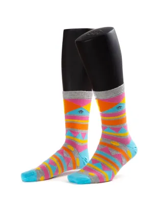 Geometrical Shapes Design Women Socks