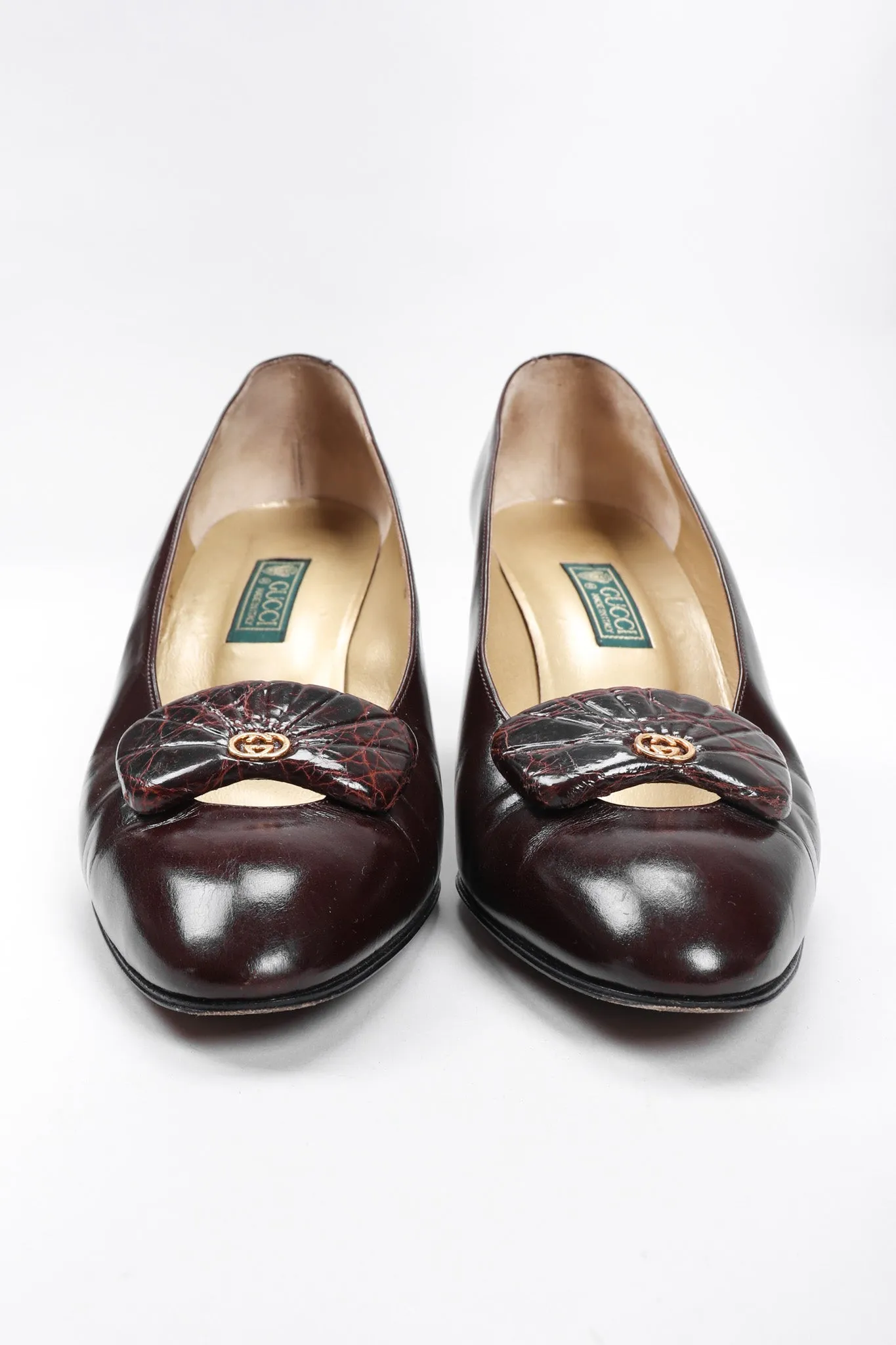 GG Logo Peekaboo Heels