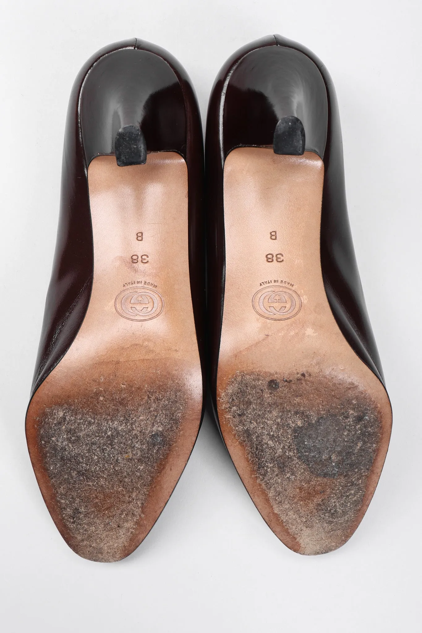 GG Logo Peekaboo Heels