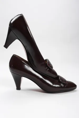 GG Logo Peekaboo Heels