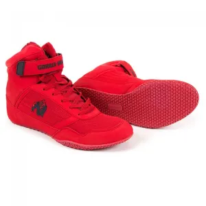 Gorilla Wear - Weight Lifting Shoes - High Tops - Red