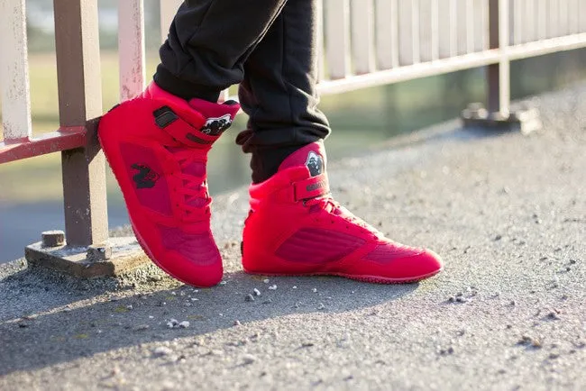Gorilla Wear - Weight Lifting Shoes - High Tops - Red