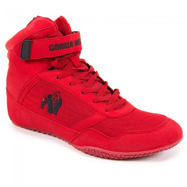 Gorilla Wear - Weight Lifting Shoes - High Tops - Red