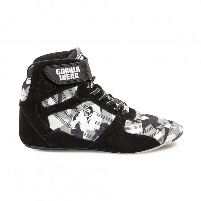 Gorilla Wear - Weight Lifting Shoes - Perry High Tops - Black/Gray Camo