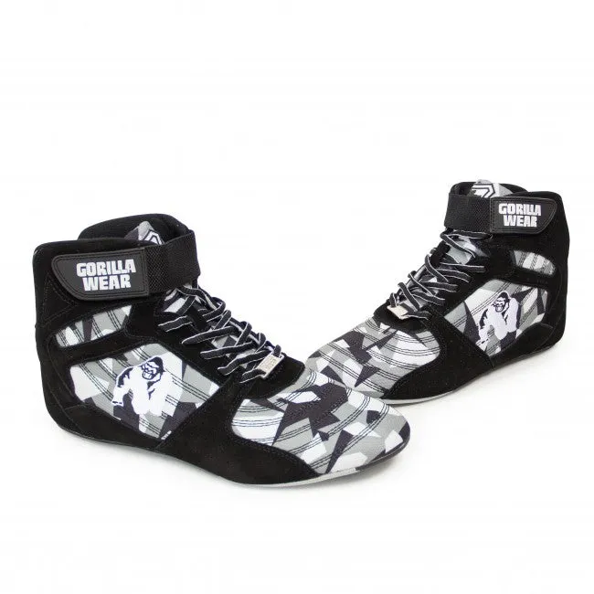 Gorilla Wear - Weight Lifting Shoes - Perry High Tops - Black/Gray Camo