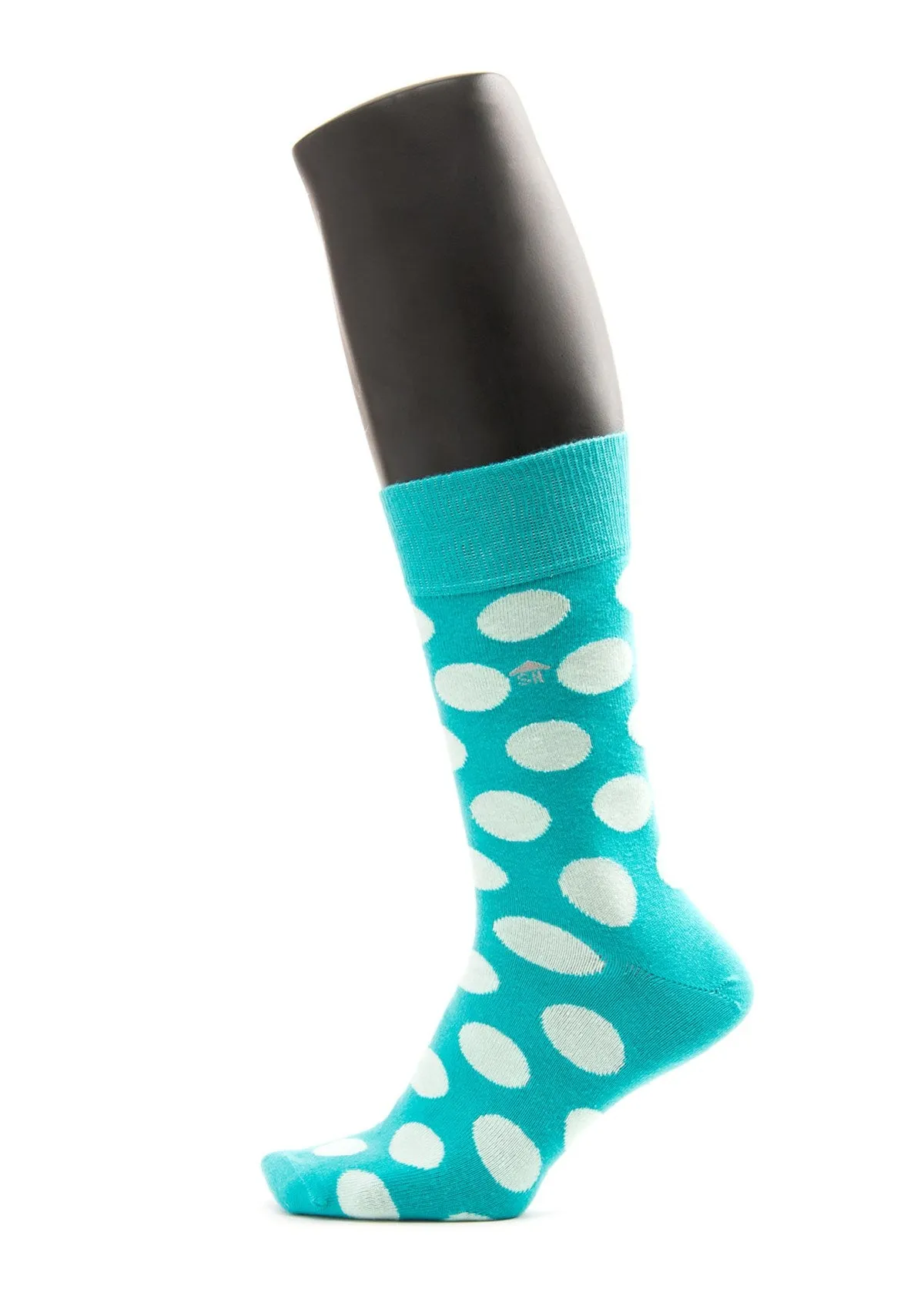 Green Dots Design Men Socks