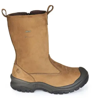 Grisport Safety Boot 72715C L Lined / 33267 S3   Zipper Cognac