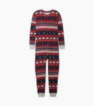 Hatley Pj's - Fair Isle Stag One Piece - 2
