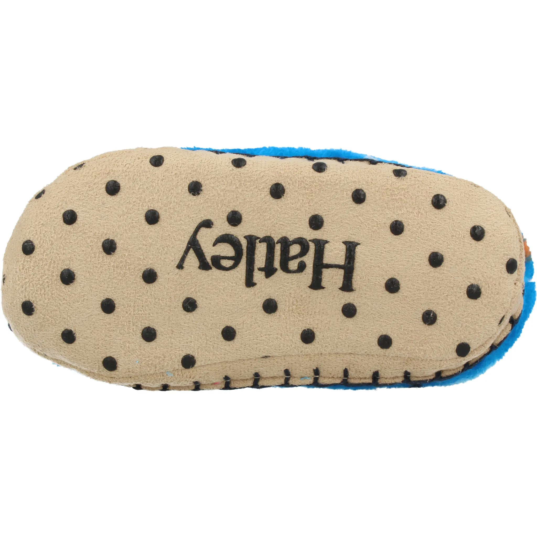 Hatley Wild Dinos Blue Danube Fleece Slippers