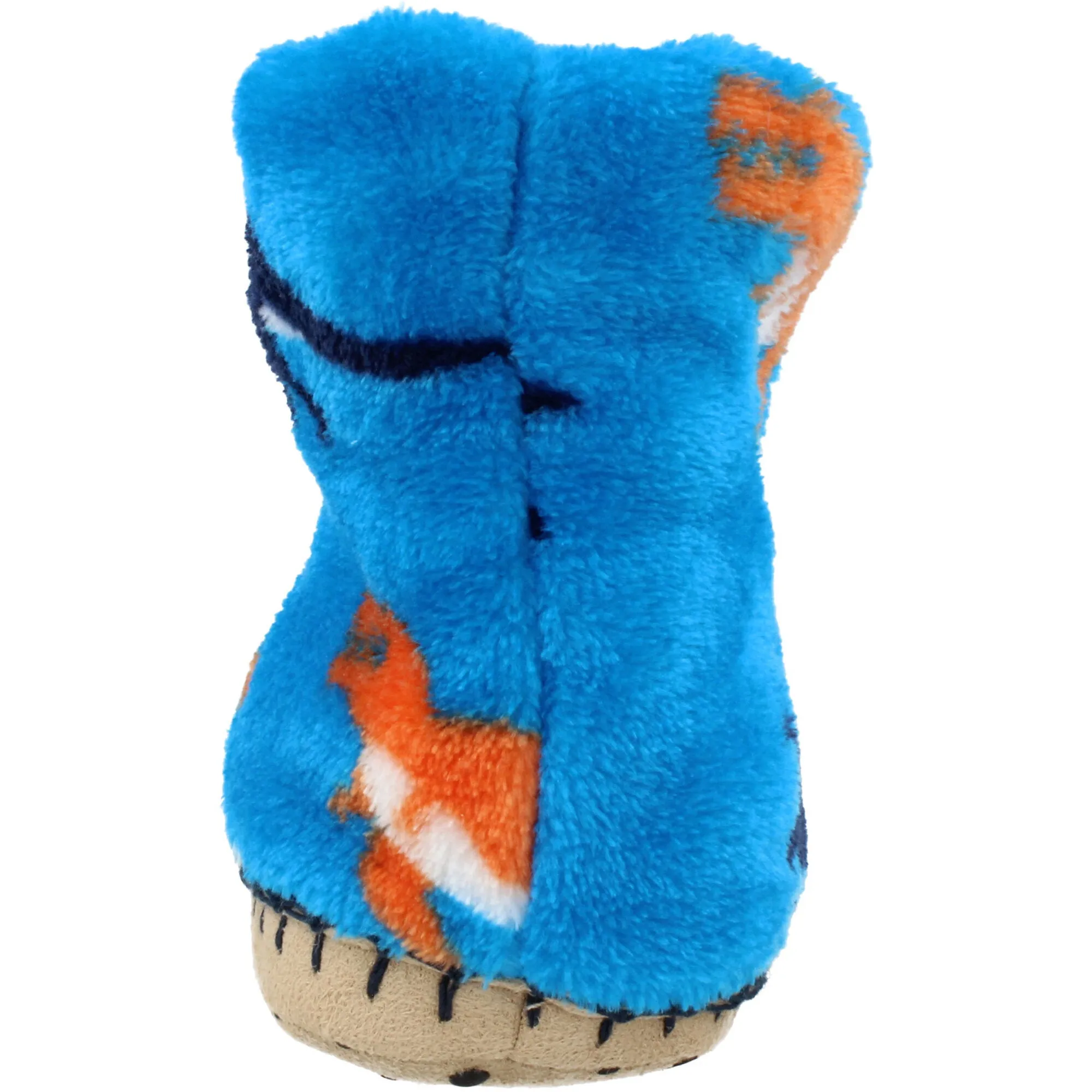Hatley Wild Dinos Blue Danube Fleece Slippers