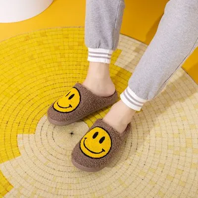Hazel Blues® |  Melody Smiley Face Slippers