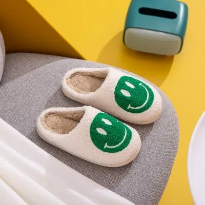 Hazel Blues® |  Melody Smiley Face Slippers