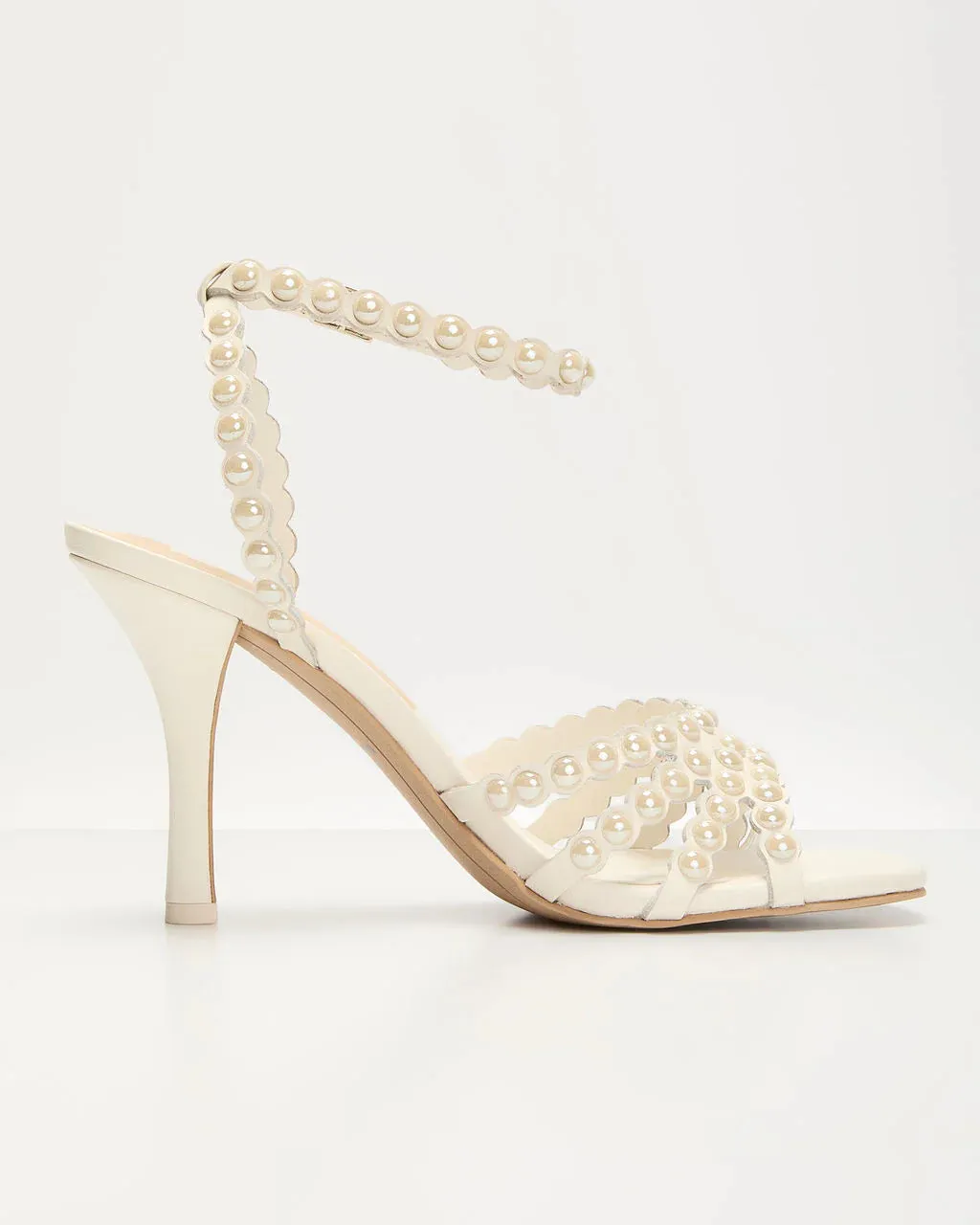 Hellen Pearl Embellished Heels