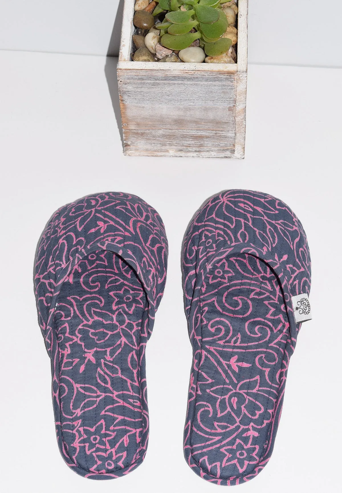 House Slippers | Sketch Floral Capri