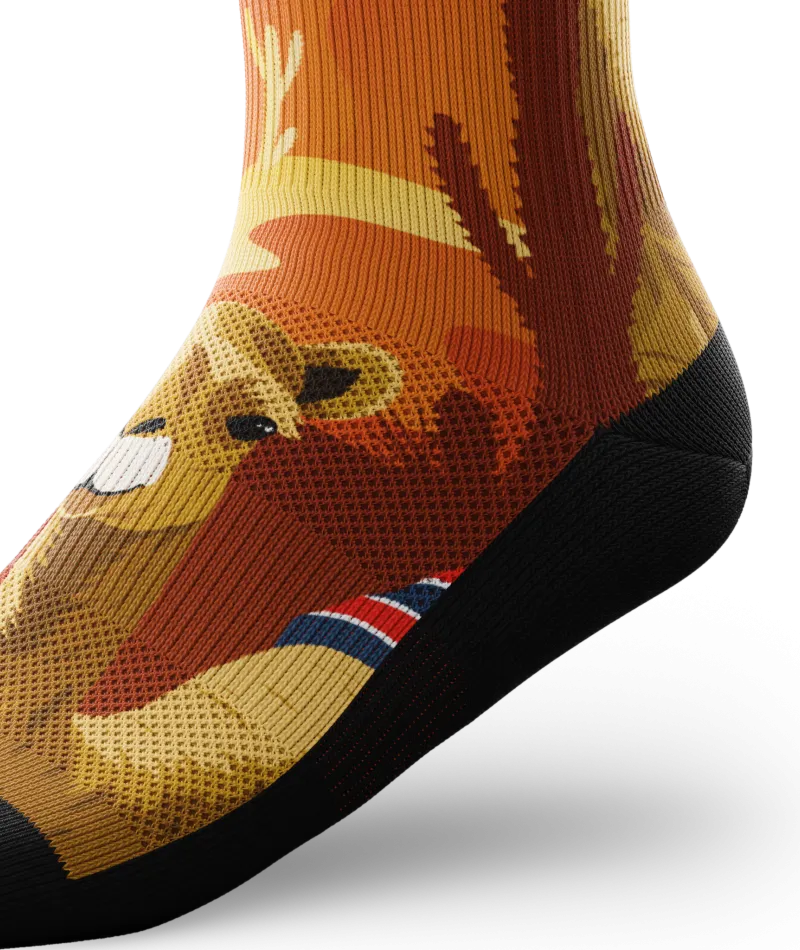 Humped Crew Socks