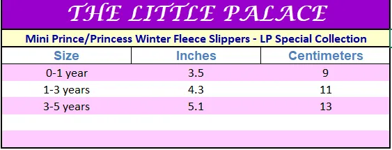 Infant Prince And Princess Slippers
