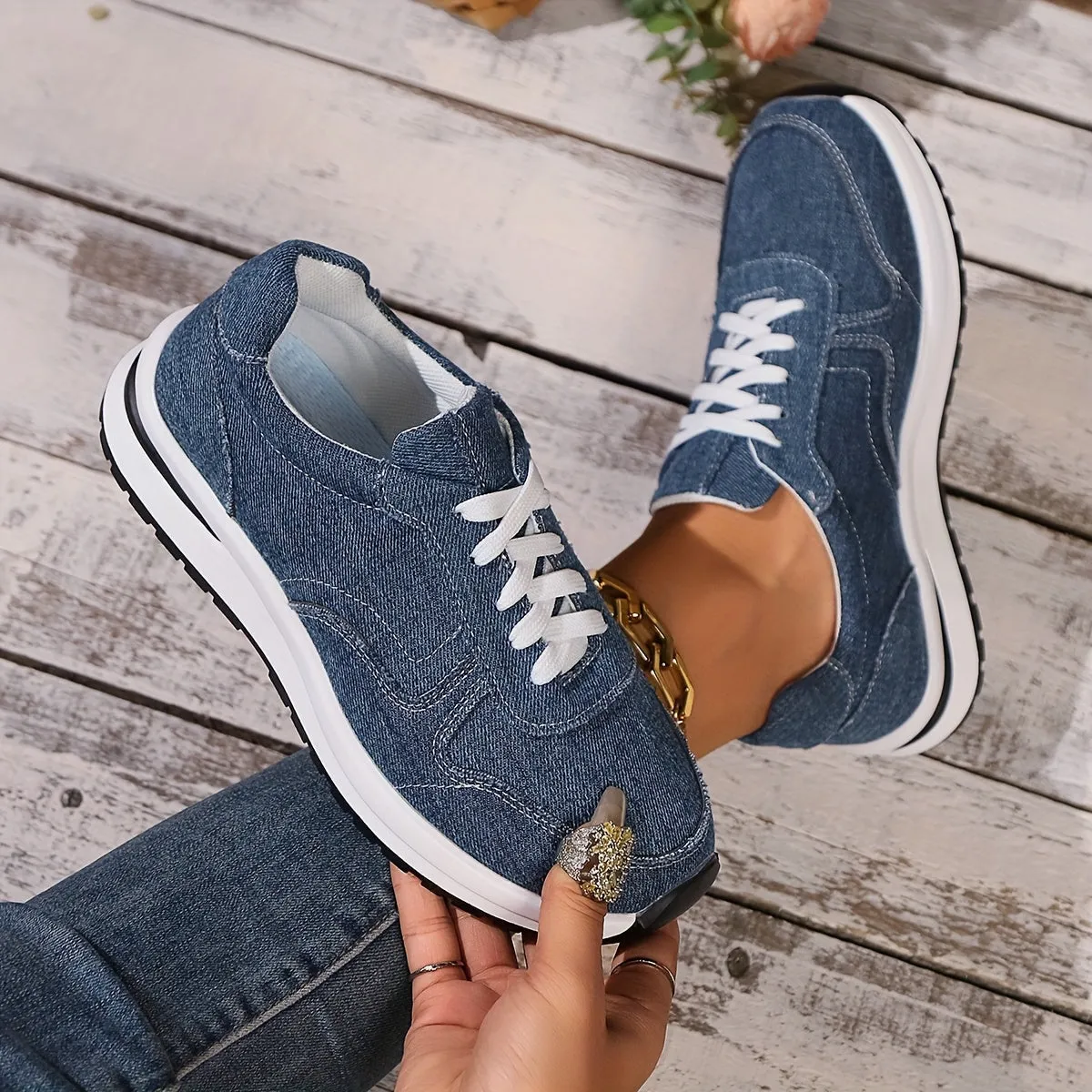 Izzy™ | Denim Orthopedic Sneakers