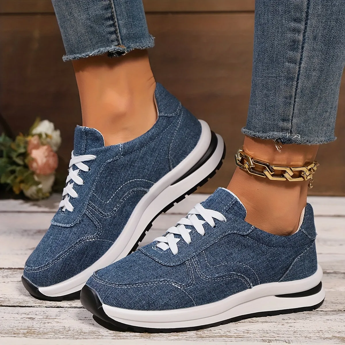 Izzy™ | Denim Orthopedic Sneakers
