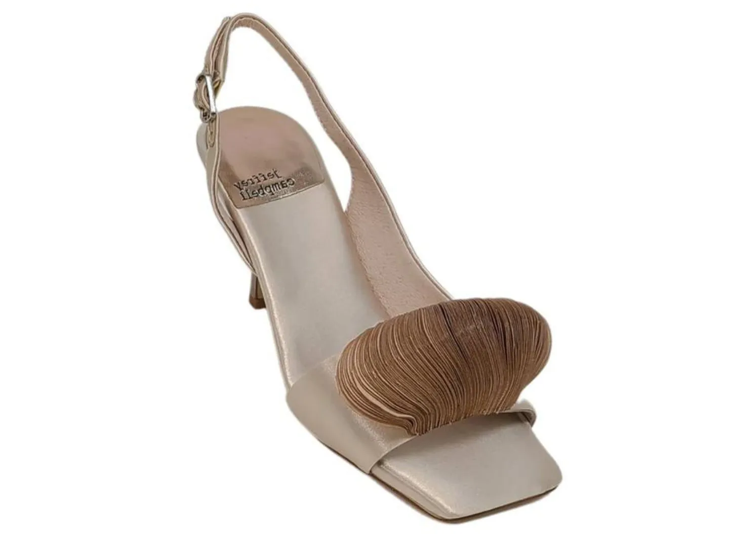 Jeffrey Campbell: Duffy in Champagne Satin