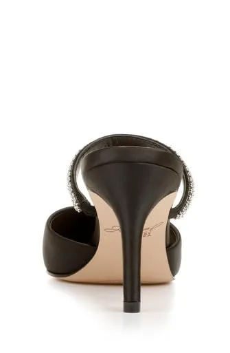 Jewel Badgley Mischka Jan Strappy Pointed Toe Stiletto