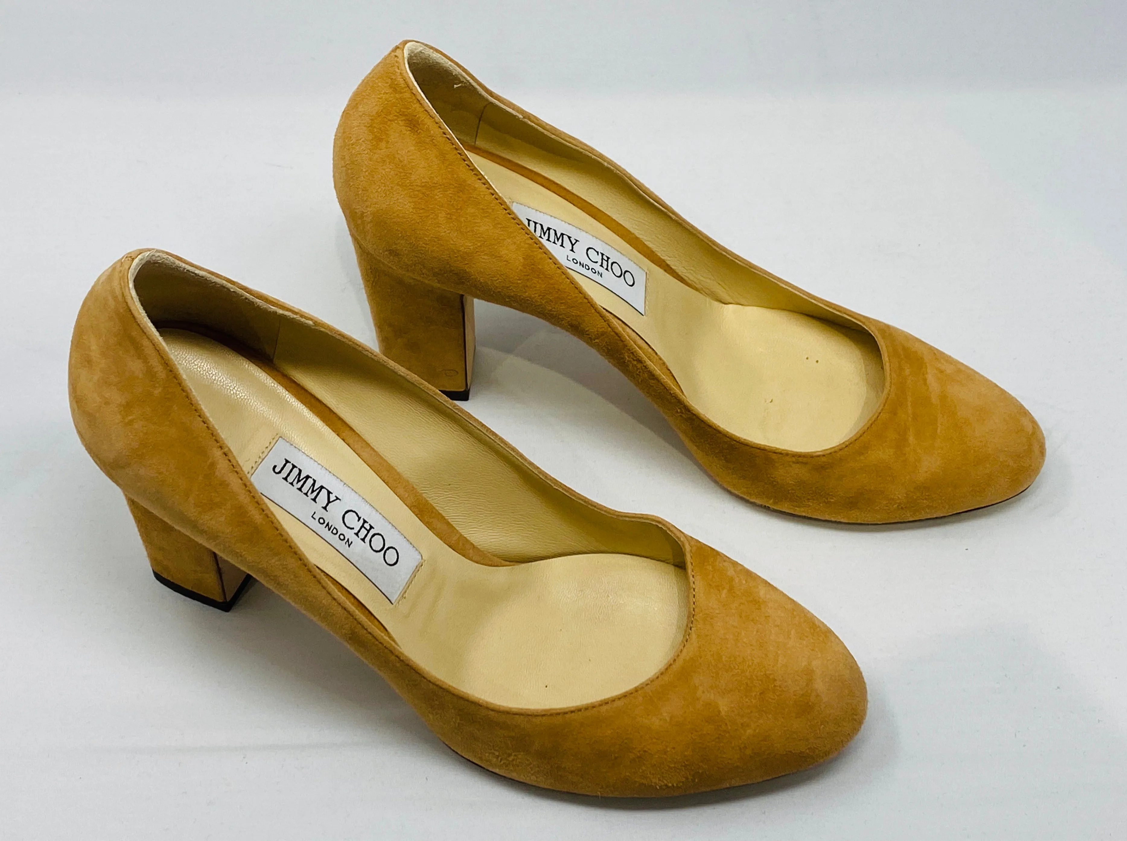 Jimmy Choo Billie Heel in Camel