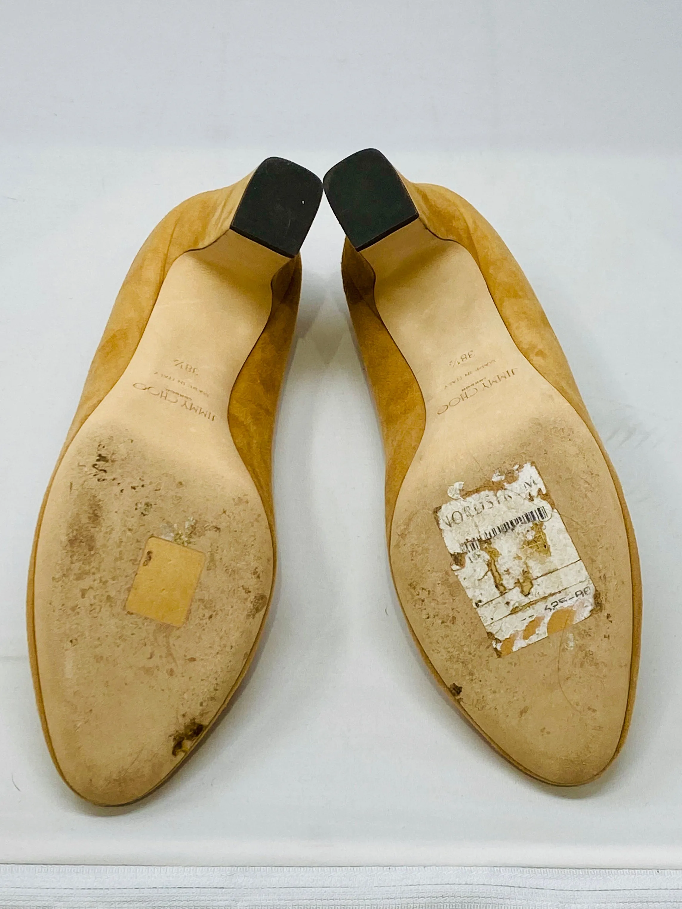 Jimmy Choo Billie Heel in Camel